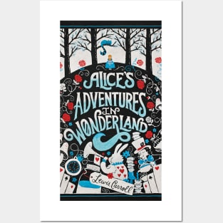 Alice in Wonderland Book Cover Posters and Art